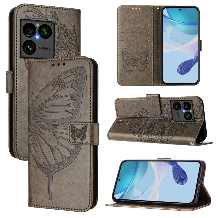 Embossed Butterfly Leather Phone Case, For Sony Xperia 1 VIII, For Sony Xperia 10 VI, For Sony Xperia 1 VI, For Sony Xperia 5 VI, For Sony Xperia 5 V, For Sony Xperia 1 V