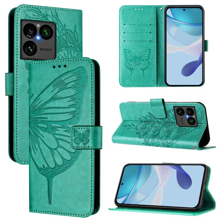 Embossed Butterfly Leather Phone Case, For Sony Xperia 1 VIII, For Sony Xperia 10 VI, For Sony Xperia 1 VI, For Sony Xperia 5 VI, For Sony Xperia 5 V, For Sony Xperia 1 V