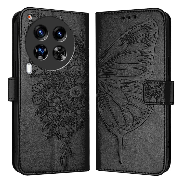 Embossed Butterfly Leather Phone Case, For Tecno Spark 30 5G / 6 Neo 5G, For Tecno Spark Go 2025 / Infinix Hot 60i 5G, For Tecno Pop 6C / Itel A18, For Tecno Spark 10 Pro Magic Magenta, For Tecno Camon 30 Premier 5G, For Tecno Pova 6 Neo