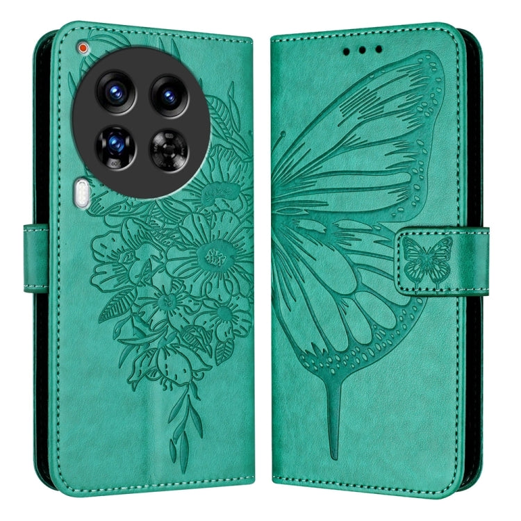Embossed Butterfly Leather Phone Case, For Tecno Spark 30 5G / 6 Neo 5G, For Tecno Spark Go 2025 / Infinix Hot 60i 5G, For Tecno Pop 6C / Itel A18, For Tecno Spark 10 Pro Magic Magenta, For Tecno Camon 30 Premier 5G, For Tecno Pova 6 Neo