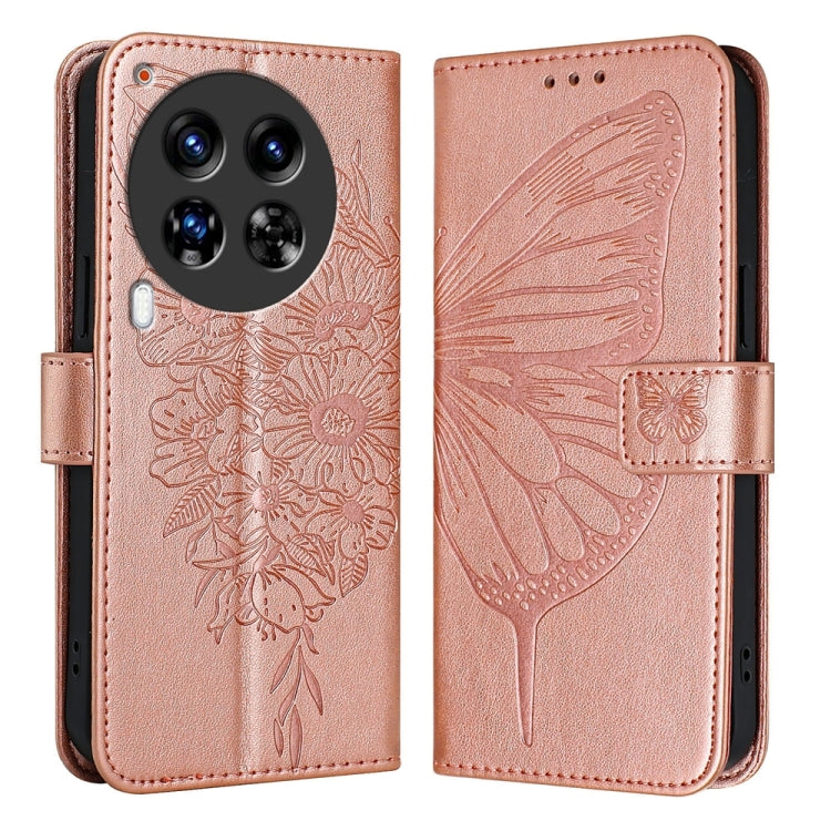 Embossed Butterfly Leather Phone Case, For Tecno Spark 30 5G / 6 Neo 5G, For Tecno Spark Go 2025 / Infinix Hot 60i 5G, For Tecno Pop 6C / Itel A18, For Tecno Spark 10 Pro Magic Magenta, For Tecno Camon 30 Premier 5G, For Tecno Pova 6 Neo