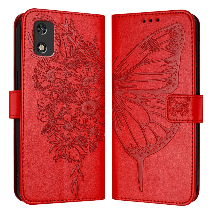Embossed Butterfly Leather Phone Case, For Tecno Camon 20 Premier 5G, For Tecno Camon 20 Pro 5G, For Tecno Camon 20 / 20 Pro 4G, For Tecno Spark Go 2023/Pop 7/Pop 7 Pro, For Tecno Spark 9, For Tecno Pop 5c / Itel A23 Pro/A17