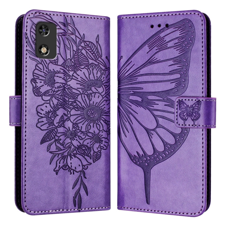 Embossed Butterfly Leather Phone Case, For Tecno Camon 20 Premier 5G, For Tecno Camon 20 Pro 5G, For Tecno Camon 20 / 20 Pro 4G, For Tecno Spark Go 2023/Pop 7/Pop 7 Pro, For Tecno Spark 9, For Tecno Pop 5c / Itel A23 Pro/A17