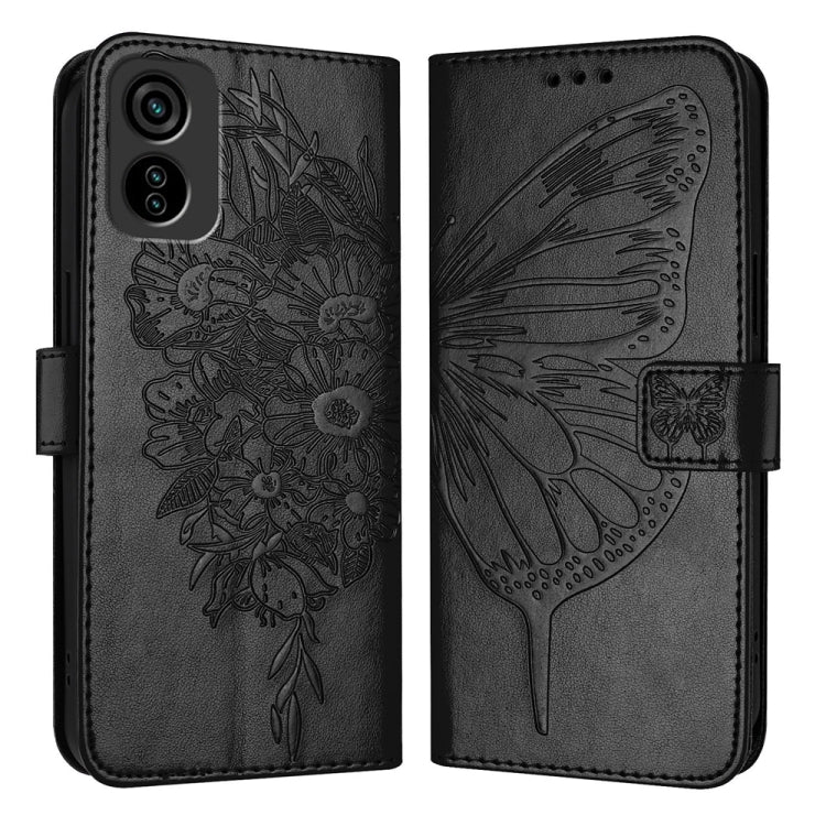 Embossed Butterfly Leather Phone Case, For Tecno Spark 30 5G / 6 Neo 5G, For Tecno Spark Go 2025 / Infinix Hot 60i 5G, For Tecno Pop 6C / Itel A18, For Tecno Spark 10 Pro Magic Magenta, For Tecno Camon 30 Premier 5G, For Tecno Pova 6 Neo