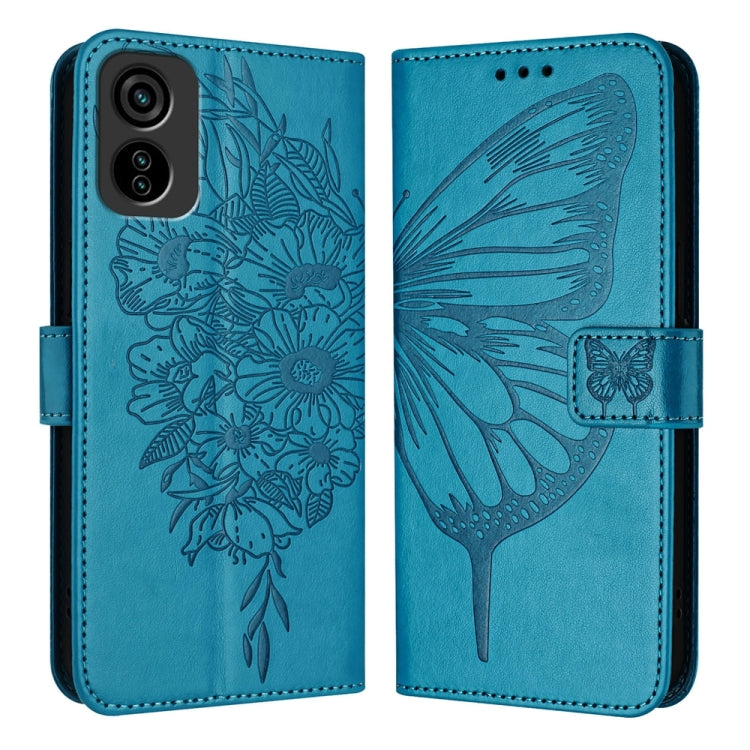 Embossed Butterfly Leather Phone Case, For Tecno Spark 30 5G / 6 Neo 5G, For Tecno Spark Go 2025 / Infinix Hot 60i 5G, For Tecno Pop 6C / Itel A18, For Tecno Spark 10 Pro Magic Magenta, For Tecno Camon 30 Premier 5G, For Tecno Pova 6 Neo