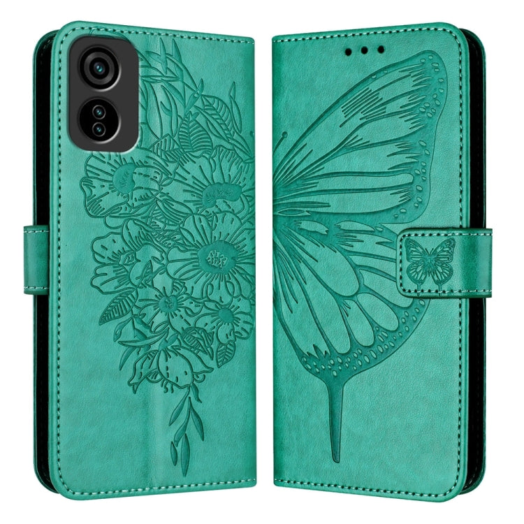 Embossed Butterfly Leather Phone Case, For Tecno Spark 30 5G / 6 Neo 5G, For Tecno Spark Go 2025 / Infinix Hot 60i 5G, For Tecno Pop 6C / Itel A18, For Tecno Spark 10 Pro Magic Magenta, For Tecno Camon 30 Premier 5G, For Tecno Pova 6 Neo