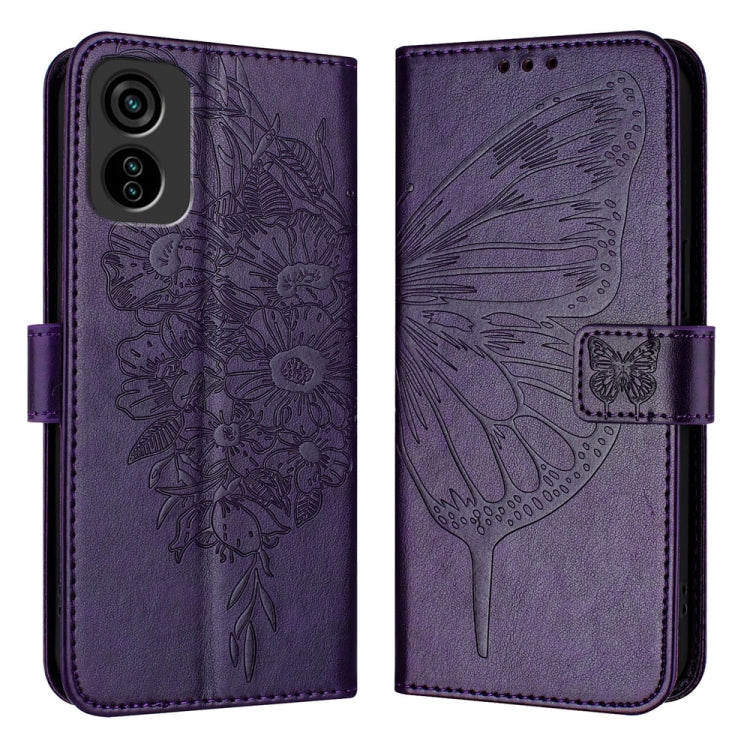 Embossed Butterfly Leather Phone Case, For Tecno Spark 30 5G / 6 Neo 5G, For Tecno Spark Go 2025 / Infinix Hot 60i 5G, For Tecno Pop 6C / Itel A18, For Tecno Spark 10 Pro Magic Magenta, For Tecno Camon 30 Premier 5G, For Tecno Pova 6 Neo