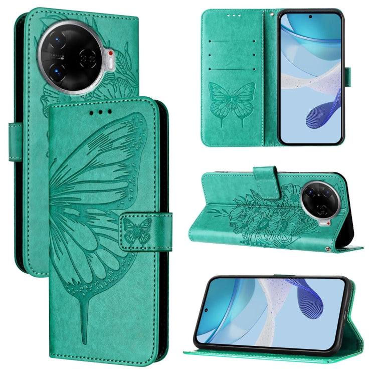 Embossed Butterfly Leather Phone Case, For Tecno Pova 6 5G, For Tecno Pova 6, For Tecno Camon 30 Pro, For Tecno Camon 30 4G / 5G, For Tecno Pova 6 Pro, For Tecno Spark 20 Pro+