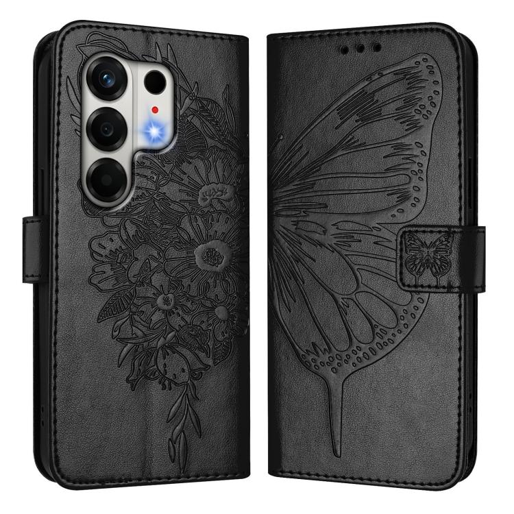 Embossed Butterfly Leather Phone Case, For Tecno Camon 50 4G, For Tenco Pova Slirm / Spark Slirm, For Tecno Camon 40 Pro 4G, For Tecno Camon 40 Premier, For Tecno Camon 40 4G, For Tecno Spark 30 5G / Pova 6 Neo 5G