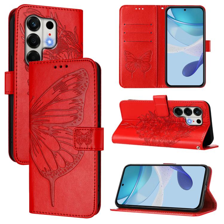 Embossed Butterfly Leather Phone Case, For Tecno Camon 50 4G, For Tenco Pova Slirm / Spark Slirm, For Tecno Camon 40 Pro 4G, For Tecno Camon 40 Premier, For Tecno Camon 40 4G, For Tecno Spark 30 5G / Pova 6 Neo 5G