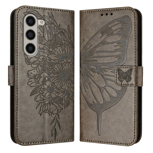 Embossed Butterfly Leather Phone Case, For Samsung Galaxy Z Fold6, For Samsung Galaxy Z Fold5