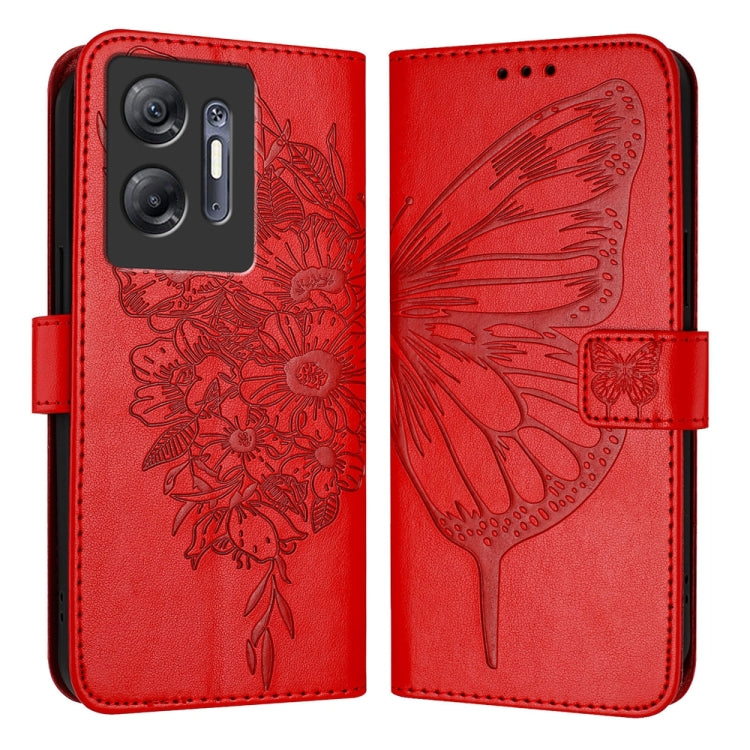 Embossed Butterfly Leather Phone Case, For Infinix Zero 30 4G, For Infinix Zero 30 5G, For Infinix Hot 30 5G, For Infinix Smart 7 India / 7 HD / 7 Plus, For Infinix Note 30 Pro / Note 30 5G, For Infinix Note 30i