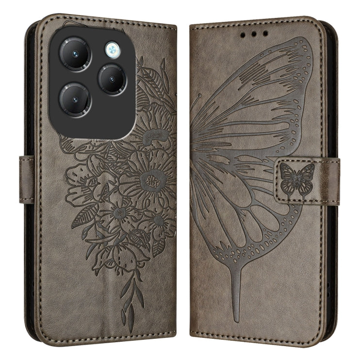 Embossed Butterfly Leather Phone Case, For Infinix Note 40 Pro 5G, For Infinix Note 40, For Infinix Note 40 5G, For Infinix Hot 40 / Hot 40 Pro, For Infinix Hot 40i, For Infinix Smart 8