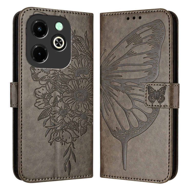 Embossed Butterfly Leather Phone Case, For Infinix Note 40 Pro 5G, For Infinix Note 40, For Infinix Note 40 5G, For Infinix Hot 40 / Hot 40 Pro, For Infinix Hot 40i, For Infinix Smart 8