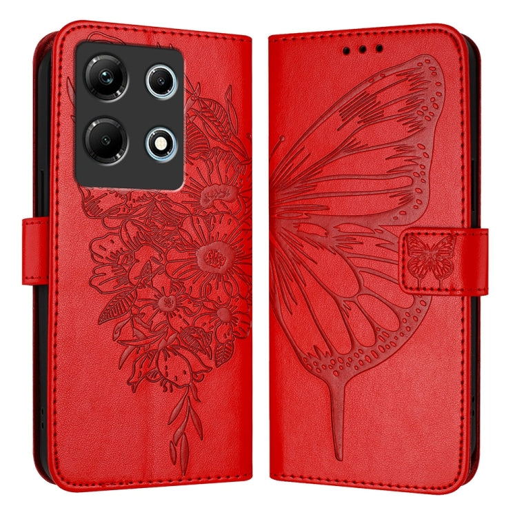 Embossed Butterfly Leather Phone Case, For Infinix Note 30 4G, For Infinix Note 30 VIP, For Infinix Note 12 Pro 4G / Note 12 2023, For Infinix Hot 9 / 9 Pro
