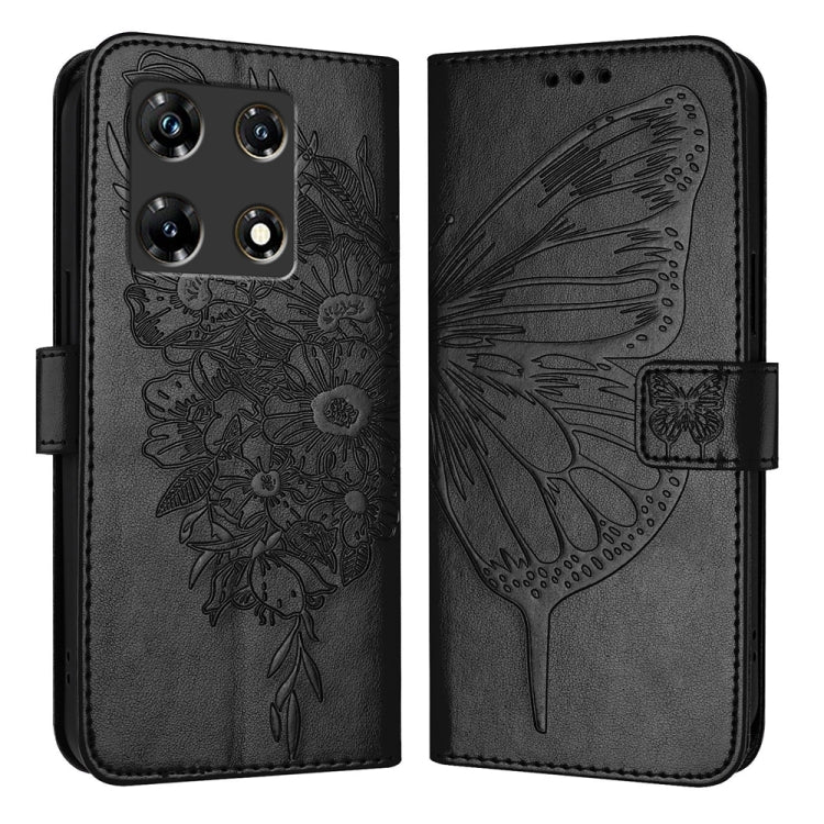 Embossed Butterfly Leather Phone Case, For Infinix Zero 30 4G, For Infinix Zero 30 5G, For Infinix Hot 30 5G, For Infinix Smart 7 India / 7 HD / 7 Plus, For Infinix Note 30 Pro / Note 30 5G, For Infinix Note 30i