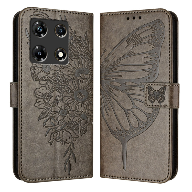 Embossed Butterfly Leather Phone Case, For Infinix Zero 30 4G, For Infinix Zero 30 5G, For Infinix Hot 30 5G, For Infinix Smart 7 India / 7 HD / 7 Plus, For Infinix Note 30 Pro / Note 30 5G, For Infinix Note 30i