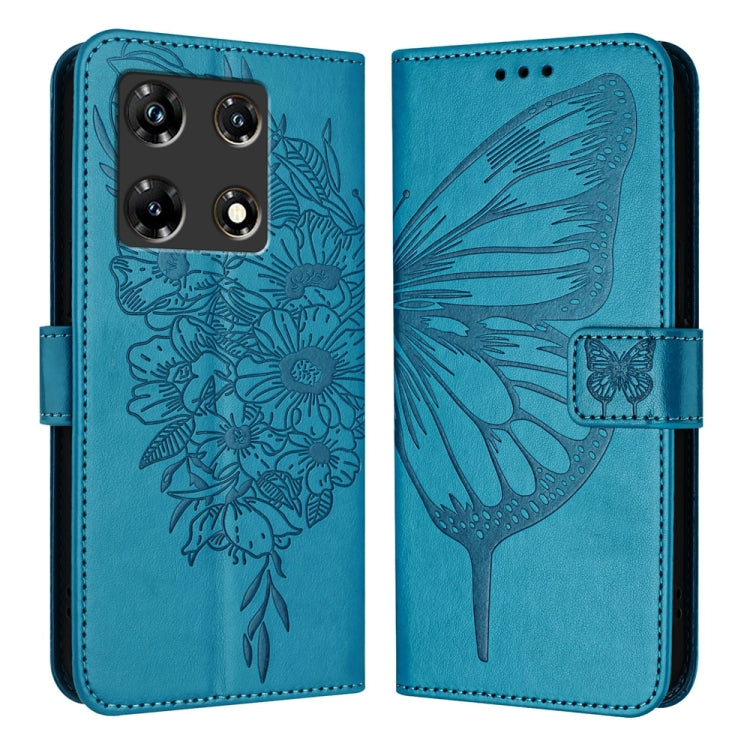 Embossed Butterfly Leather Phone Case, For Infinix Zero 30 4G, For Infinix Zero 30 5G, For Infinix Hot 30 5G, For Infinix Smart 7 India / 7 HD / 7 Plus, For Infinix Note 30 Pro / Note 30 5G, For Infinix Note 30i
