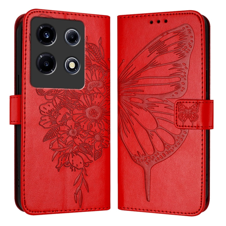 Embossed Butterfly Leather Phone Case, For Infinix Note 30 4G, For Infinix Note 30 VIP, For Infinix Note 12 Pro 4G / Note 12 2023, For Infinix Hot 9 / 9 Pro