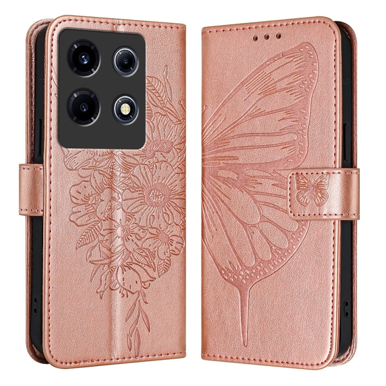 Embossed Butterfly Leather Phone Case, For Infinix Note 30 4G, For Infinix Note 30 VIP, For Infinix Note 12 Pro 4G / Note 12 2023, For Infinix Hot 9 / 9 Pro