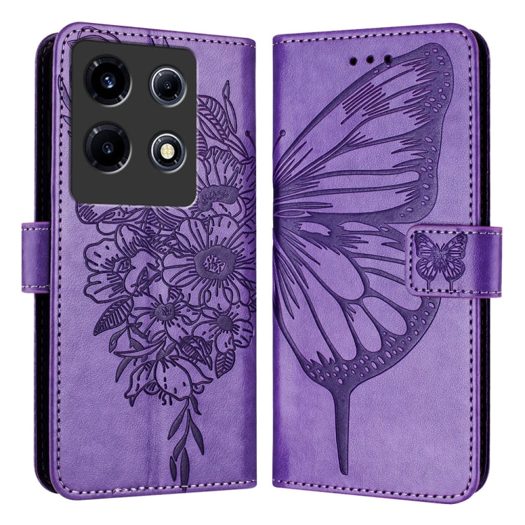 Embossed Butterfly Leather Phone Case, For Infinix Note 30 4G, For Infinix Note 30 VIP, For Infinix Note 12 Pro 4G / Note 12 2023, For Infinix Hot 9 / 9 Pro