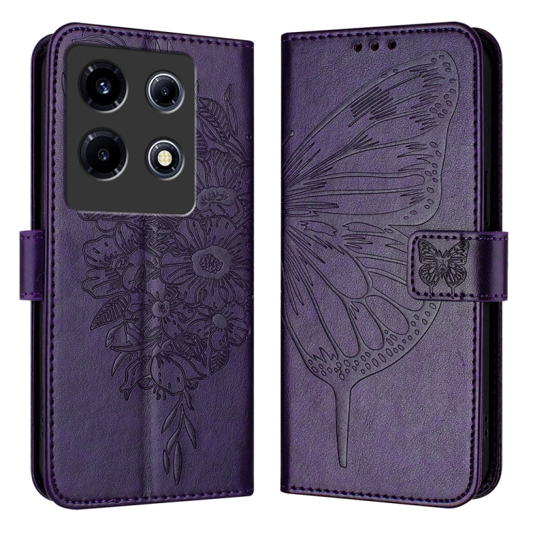 Embossed Butterfly Leather Phone Case, For Infinix Note 30 4G, For Infinix Note 30 VIP, For Infinix Note 12 Pro 4G / Note 12 2023, For Infinix Hot 9 / 9 Pro