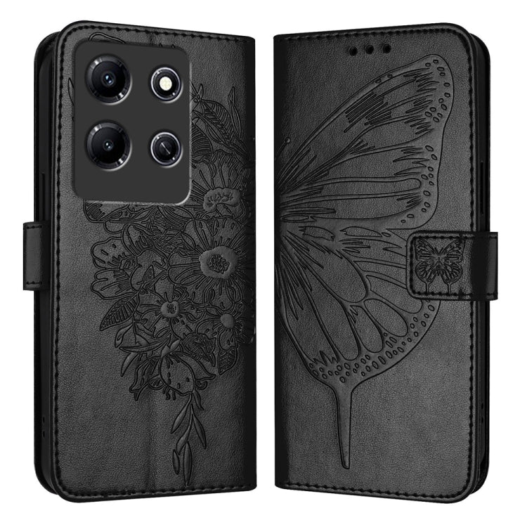 Embossed Butterfly Leather Phone Case, For Infinix Zero 30 4G, For Infinix Zero 30 5G, For Infinix Hot 30 5G, For Infinix Smart 7 India / 7 HD / 7 Plus, For Infinix Note 30 Pro / Note 30 5G, For Infinix Note 30i