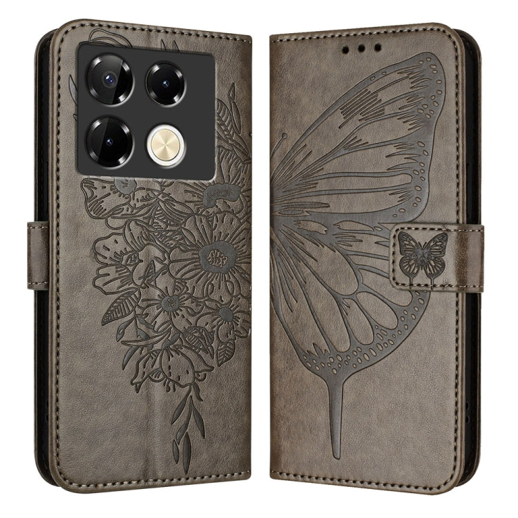 Embossed Butterfly Leather Phone Case, For Infinix GT 30 Pro, For Infinix Note 50s, For Infinix Hot 50 Pro+ 4G, For Infinix Smart 8 Plus / Smart 8 Pro, For Infinix GT 20 Pro, For Infinix Note 40 Pro 4G