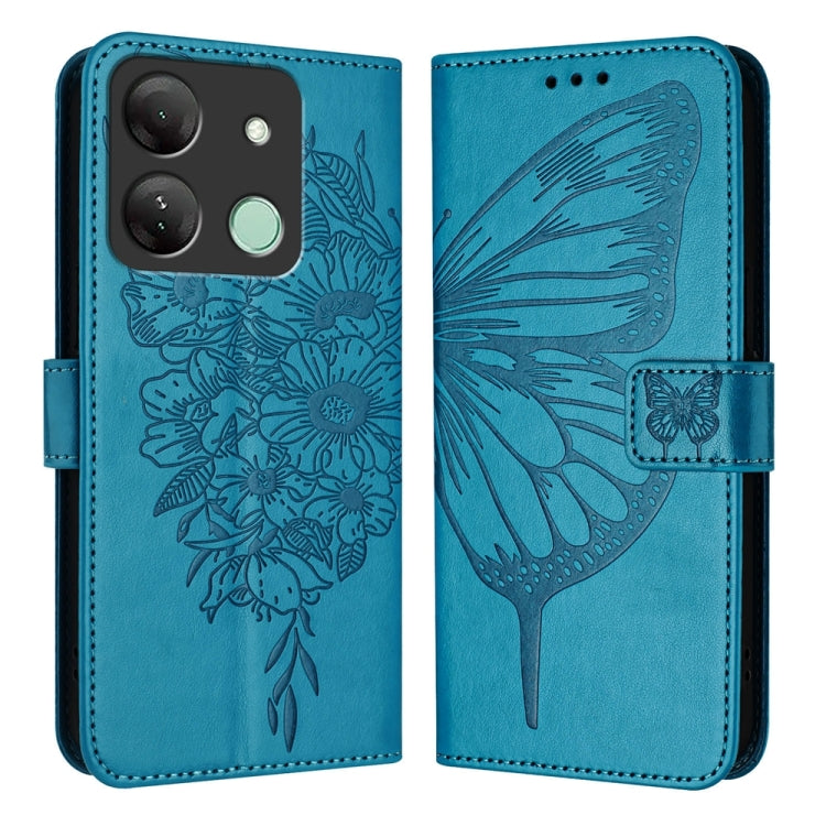 Embossed Butterfly Leather Phone Case, For Infinix Zero 30 4G, For Infinix Zero 30 5G, For Infinix Hot 30 5G, For Infinix Smart 7 India / 7 HD / 7 Plus, For Infinix Note 30 Pro / Note 30 5G, For Infinix Note 30i