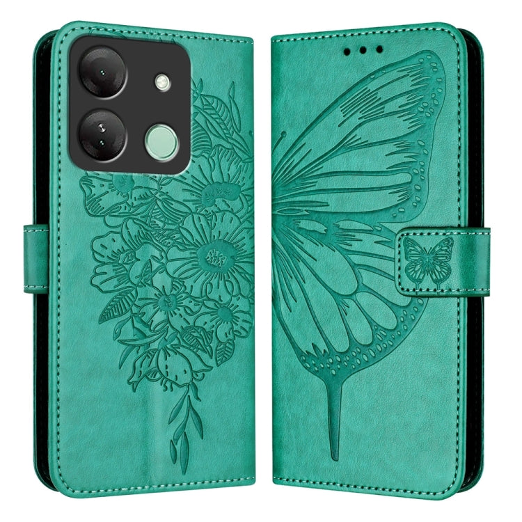 Embossed Butterfly Leather Phone Case, For Infinix Zero 30 4G, For Infinix Zero 30 5G, For Infinix Hot 30 5G, For Infinix Smart 7 India / 7 HD / 7 Plus, For Infinix Note 30 Pro / Note 30 5G, For Infinix Note 30i