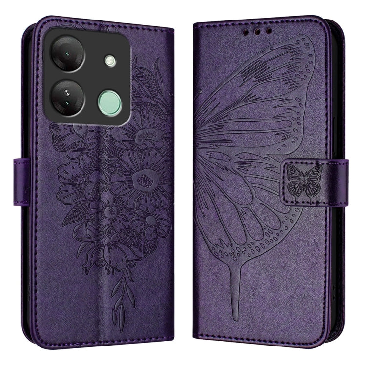 Embossed Butterfly Leather Phone Case, For Infinix Zero 30 4G, For Infinix Zero 30 5G, For Infinix Hot 30 5G, For Infinix Smart 7 India / 7 HD / 7 Plus, For Infinix Note 30 Pro / Note 30 5G, For Infinix Note 30i