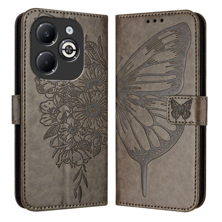 Embossed Butterfly Leather Phone Case, For Infinix GT 30 Pro, For Infinix Note 50s, For Infinix Hot 50 Pro+ 4G, For Infinix Smart 8 Plus / Smart 8 Pro, For Infinix GT 20 Pro, For Infinix Note 40 Pro 4G