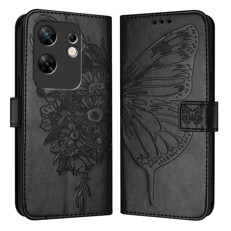 Embossed Butterfly Leather Phone Case, For Infinix Zero 30 4G, For Infinix Zero 30 5G, For Infinix Hot 30 5G, For Infinix Smart 7 India / 7 HD / 7 Plus, For Infinix Note 30 Pro / Note 30 5G, For Infinix Note 30i