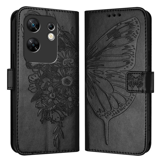 Embossed Butterfly Leather Phone Case, For Infinix Zero 30 4G, For Infinix Zero 30 5G, For Infinix Hot 30 5G, For Infinix Smart 7 India / 7 HD / 7 Plus, For Infinix Note 30 Pro / Note 30 5G, For Infinix Note 30i