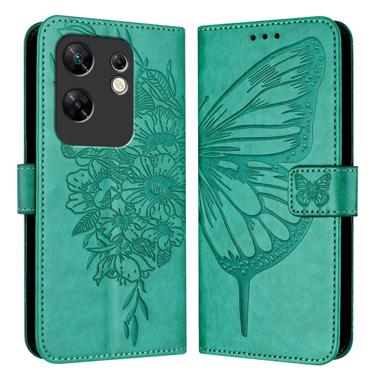 Embossed Butterfly Leather Phone Case, For Infinix Zero 30 4G, For Infinix Zero 30 5G, For Infinix Hot 30 5G, For Infinix Smart 7 India / 7 HD / 7 Plus, For Infinix Note 30 Pro / Note 30 5G, For Infinix Note 30i