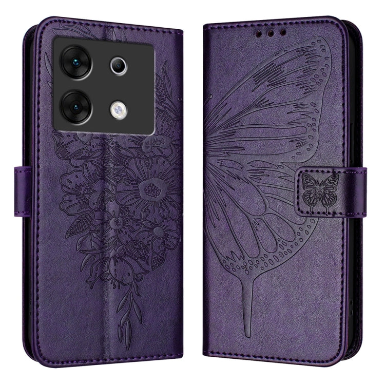 Embossed Butterfly Leather Phone Case, For Infinix Zero 30 4G, For Infinix Zero 30 5G, For Infinix Hot 30 5G, For Infinix Smart 7 India / 7 HD / 7 Plus, For Infinix Note 30 Pro / Note 30 5G, For Infinix Note 30i