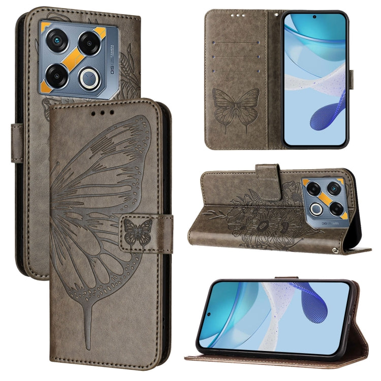 Embossed Butterfly Leather Phone Case, For Infinix GT 30 Pro, For Infinix Note 50s, For Infinix Hot 50 Pro+ 4G, For Infinix Smart 8 Plus / Smart 8 Pro, For Infinix GT 20 Pro, For Infinix Note 40 Pro 4G