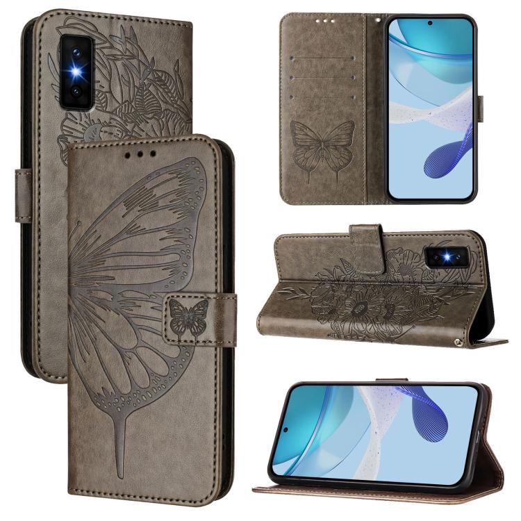 Embossed Butterfly Leather Phone Case, For Infinix GT 30 Pro, For Infinix Note 50s, For Infinix Hot 50 Pro+ 4G, For Infinix Smart 8 Plus / Smart 8 Pro, For Infinix GT 20 Pro, For Infinix Note 40 Pro 4G