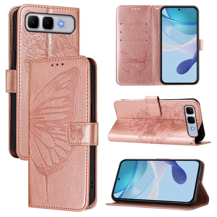 Embossed Butterfly Leather Phone Case, For Infinix GT 50 Pro 5G, For Infinix Note Edge 5G Global, For Infinix Smart 20 4G X6840, For Infinix Note 60 5G / 60 Pro, For Infinix Smart 10 Plus 4G, For Infinix Smart 10 4G / Tecno Pop 10