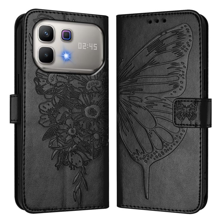 Embossed Butterfly Leather Phone Case, For Infinix GT 50 Pro 5G, For Infinix Note Edge 5G Global, For Infinix Smart 20 4G X6840, For Infinix Note 60 5G / 60 Pro, For Infinix Smart 10 Plus 4G, For Infinix Smart 10 4G / Tecno Pop 10