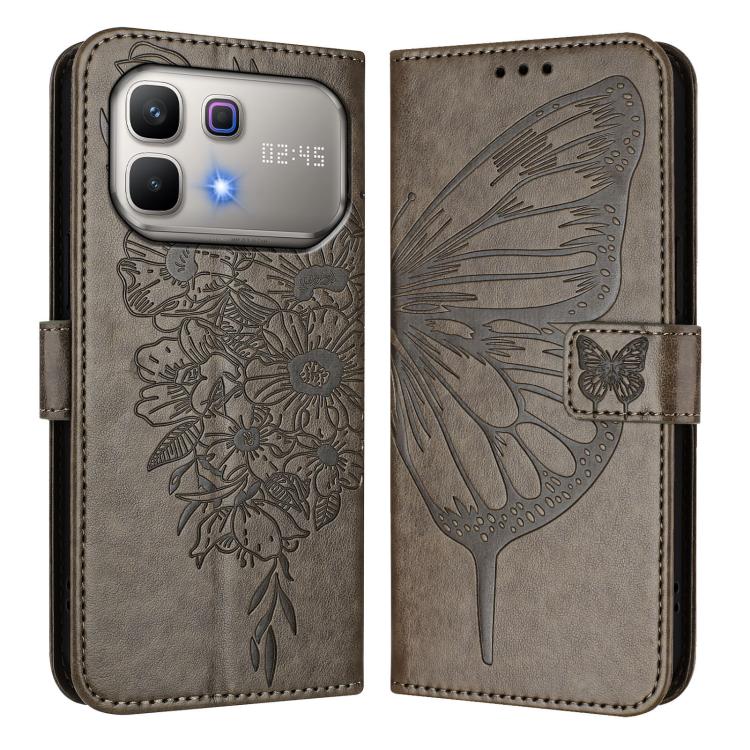 Embossed Butterfly Leather Phone Case, For Infinix GT 50 Pro 5G, For Infinix Note Edge 5G Global, For Infinix Smart 20 4G X6840, For Infinix Note 60 5G / 60 Pro, For Infinix Smart 10 Plus 4G, For Infinix Smart 10 4G / Tecno Pop 10