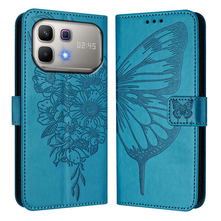 Embossed Butterfly Leather Phone Case, For Infinix GT 50 Pro 5G, For Infinix Note Edge 5G Global, For Infinix Smart 20 4G X6840, For Infinix Note 60 5G / 60 Pro, For Infinix Smart 10 Plus 4G, For Infinix Smart 10 4G / Tecno Pop 10
