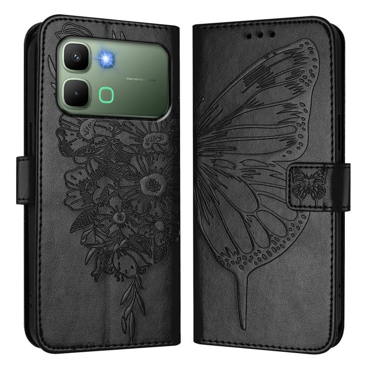 Embossed Butterfly Leather Phone Case, For Infinix GT 50 Pro 5G, For Infinix Note Edge 5G Global, For Infinix Smart 20 4G X6840, For Infinix Note 60 5G / 60 Pro, For Infinix Smart 10 Plus 4G, For Infinix Smart 10 4G / Tecno Pop 10