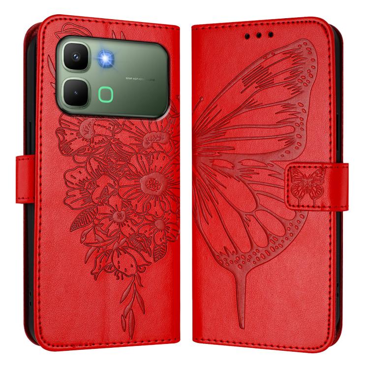 Embossed Butterfly Leather Phone Case, For Infinix GT 50 Pro 5G, For Infinix Note Edge 5G Global, For Infinix Smart 20 4G X6840, For Infinix Note 60 5G / 60 Pro, For Infinix Smart 10 Plus 4G, For Infinix Smart 10 4G / Tecno Pop 10