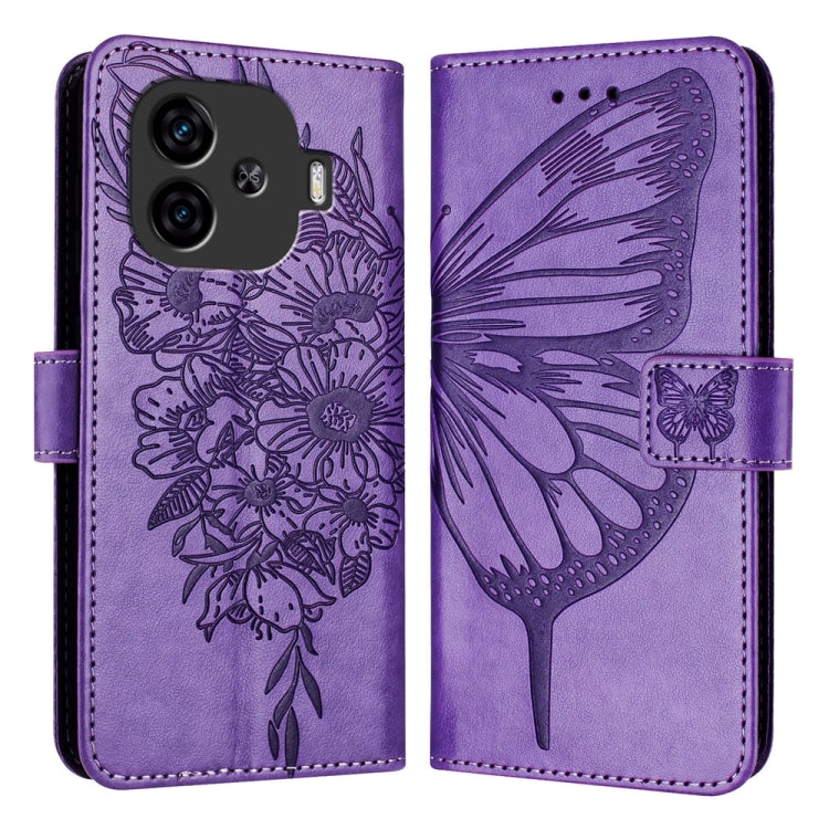 Embossed Butterfly Leather Phone Case, For vivo V30e 5G Global, For vivo iQOO Z9x, For vivo Y20/Y20a/Y20i/Y20s/Y20g/Y11s, For vivo iQOO Z9 / iQOO Z9 Turbo 5G, For vivo Y17s 4G Global / Y28 5G India, For vivo Y03 4G Global