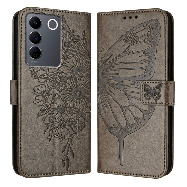 Embossed Butterfly Leather Phone Case, For vivo V29 5G Global / V29 Pro, For vivo Y02 / Y02A / Y02t / Y11 2023, For vivo Y78 5G/Y78+ 5G Global/V29 Lite, For vivo Y56 5G/Y16 4G/Y02s 4G Global, For vivo Y100 5G Global, For vivo V27 5G/V27 Pro 5G Global