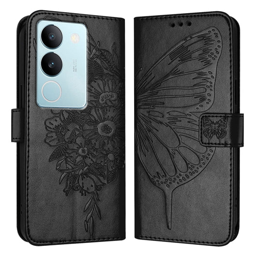 Embossed Butterfly Leather Phone Case, For vivo V29 5G Global / V29 Pro, For vivo Y02 / Y02A / Y02t / Y11 2023, For vivo Y78 5G/Y78+ 5G Global/V29 Lite, For vivo Y56 5G/Y16 4G/Y02s 4G Global, For vivo Y100 5G Global, For vivo V27 5G/V27 Pro 5G Global