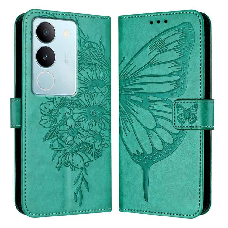 Embossed Butterfly Leather Phone Case, For vivo V29 5G Global / V29 Pro, For vivo Y02 / Y02A / Y02t / Y11 2023, For vivo Y78 5G/Y78+ 5G Global/V29 Lite, For vivo Y56 5G/Y16 4G/Y02s 4G Global, For vivo Y100 5G Global, For vivo V27 5G/V27 Pro 5G Global