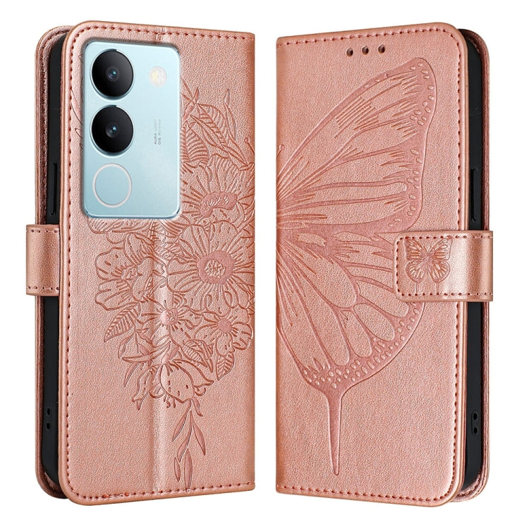 Embossed Butterfly Leather Phone Case, For vivo V29 5G Global / V29 Pro, For vivo Y02 / Y02A / Y02t / Y11 2023, For vivo Y78 5G/Y78+ 5G Global/V29 Lite, For vivo Y56 5G/Y16 4G/Y02s 4G Global, For vivo Y100 5G Global, For vivo V27 5G/V27 Pro 5G Global