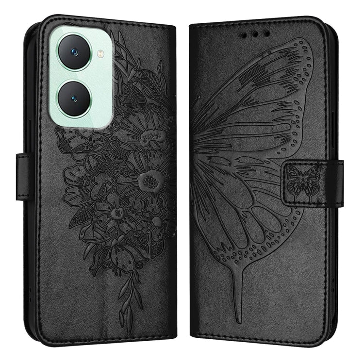 Embossed Butterfly Leather Phone Case, For vivo V30e 5G Global, For vivo iQOO Z9x, For vivo Y20/Y20a/Y20i/Y20s/Y20g/Y11s, For vivo iQOO Z9 / iQOO Z9 Turbo 5G, For vivo Y17s 4G Global / Y28 5G India, For vivo Y03 4G Global